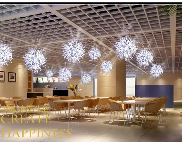 Современные Люстры в виде одуванчиков освещение для спальни кухни кованого