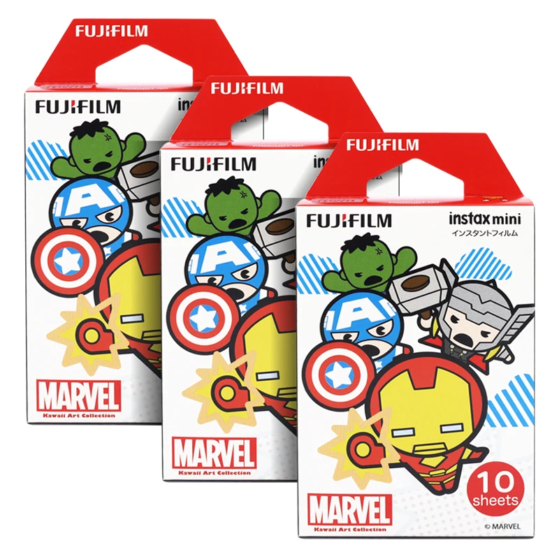 Fujifilm Instax Mini Marvel Instant 30 пленка для Fuji 7 s 8 + 9 25 50 70 90 300 SP 1 2 принтера|instax mini|fujifilm instax