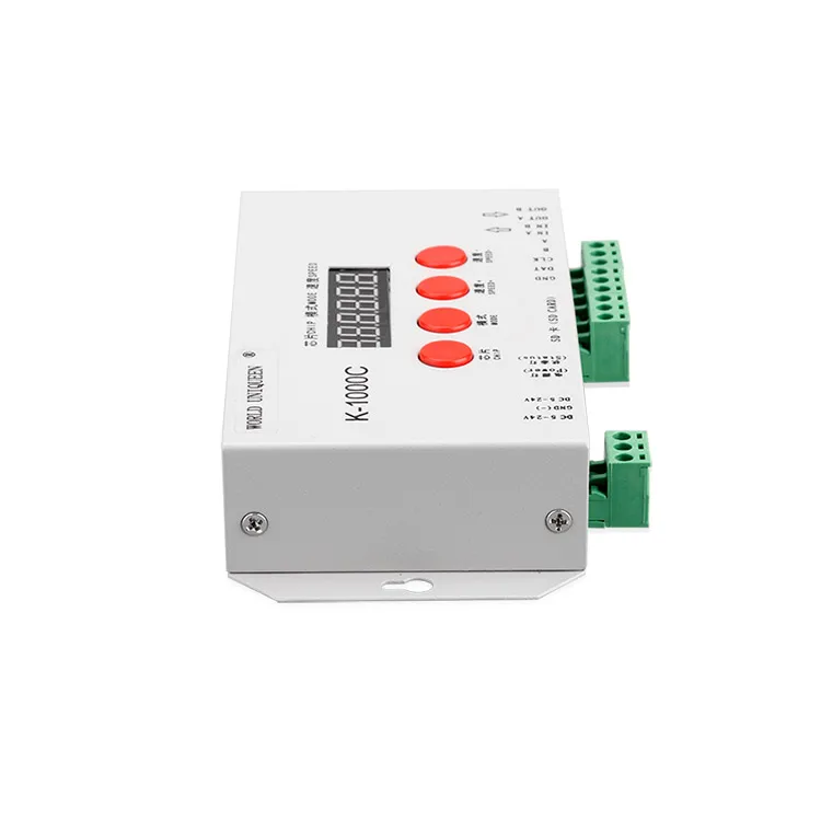 UCS512 WS2821 один ключ DMX адрес написание programmabble sd-карта цифровой светильник полосы контроллер K-1000C, функция отображения текста