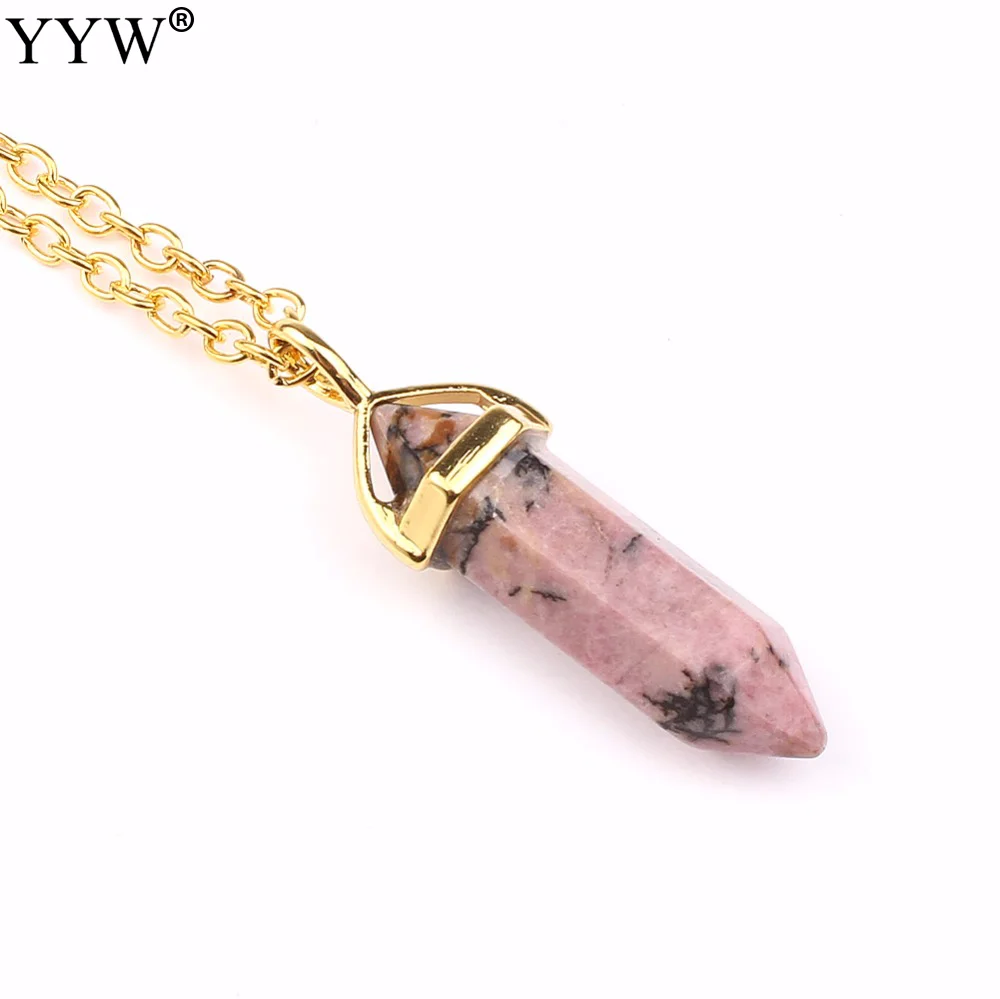 Ожерелье с подвеской из натурального драгоценного камня лидер продаж подвески и