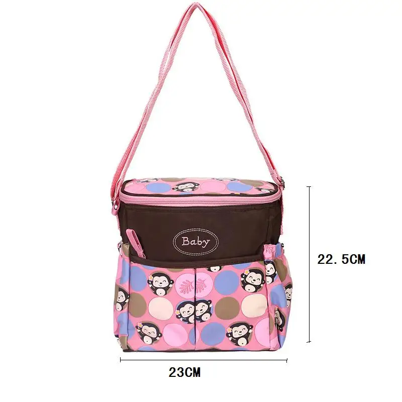 Многофункциональный модный рюкзак для подгузников MomNew с изображением обезьяны