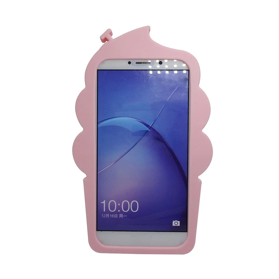 Cover For Huawei honor 6x Soft Silicone Phone Case 3D Cartoon Fruit Ice Cream GR5 2017 huawei mate 9 lite Cases |