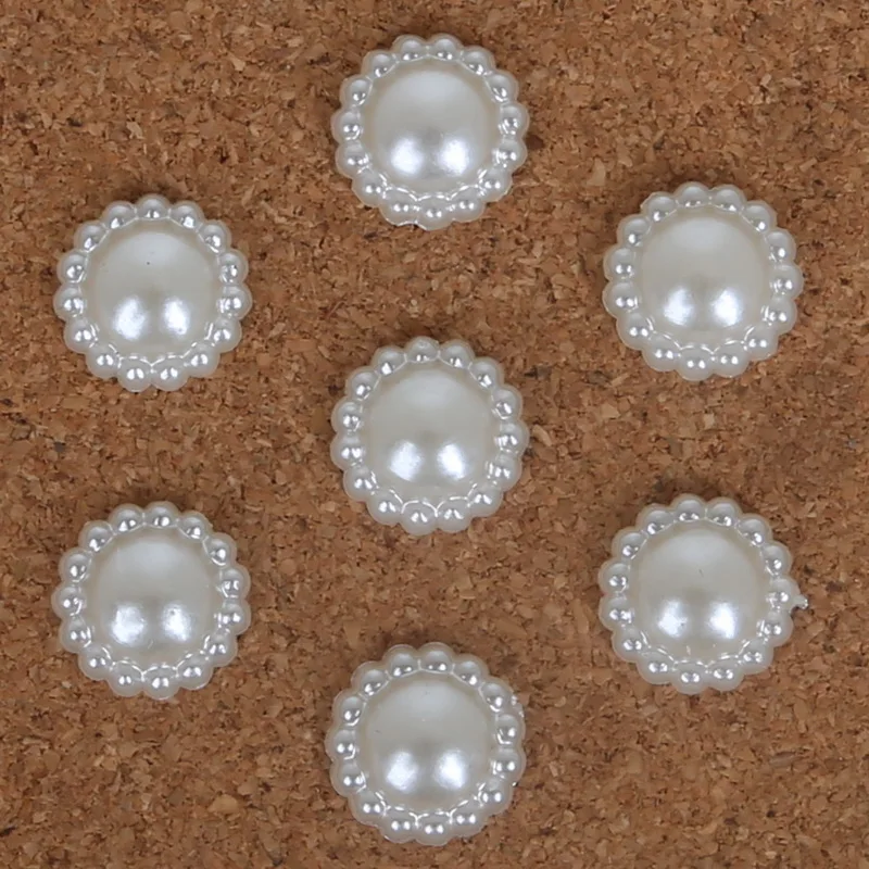 Бусины из АБС пластика с искусственным кабошоном 20 200 шт.|pearl bead earrings|pearl and ruby ringbead