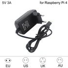 Блок питания для Raspberry Pi 4, USB C, 5 В, 3 А, адаптер питания для ЕС, США, Великобритании, Австралии, 100-240 В, зарядное устройство для Raspberry Pi 4, Модель B