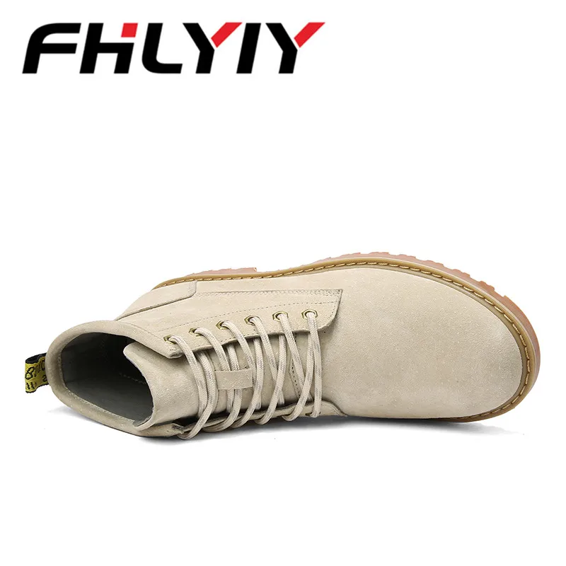 FHLYIY/Ботинки martin зимние мужские ботиночки повседневные однотонные ботинки с