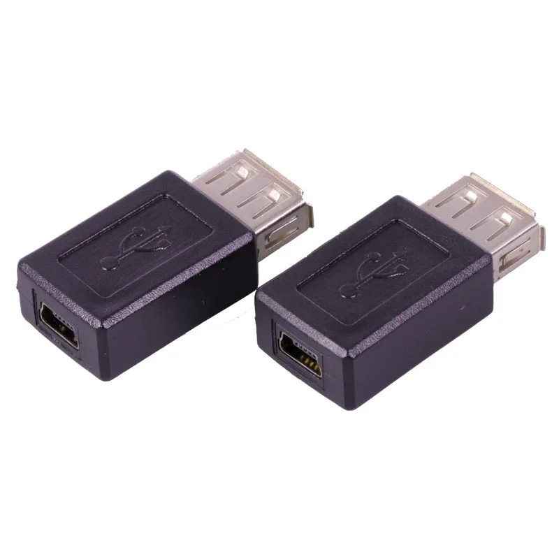 100 шт./лот USB 2 0 A Female to 5 PIN Mini коннектор адаптер конвертер Женский классический