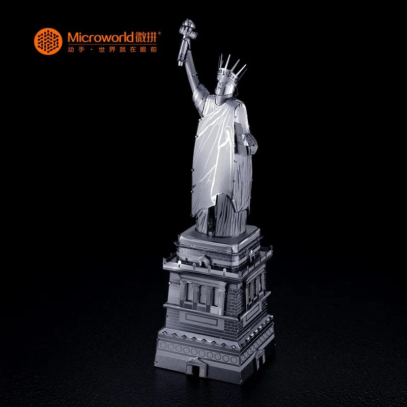 Модель Microworld статуя модель свободы сделай сам лазерная резка пазл здания 3D