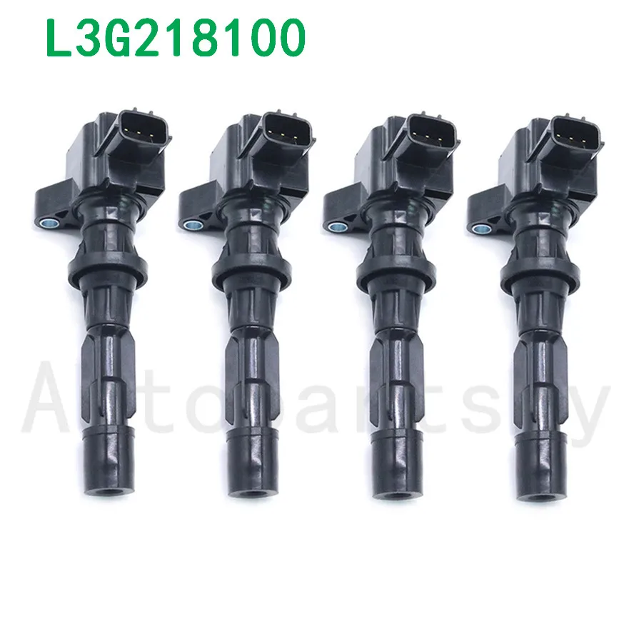 4 шт. катушка зажигания L3G218100 для Mazda 3/6/CX 7/MX 5 Miata 2006 2014 мкФ 540 L3G2 18 100B 9U L3K9 100 A машинка