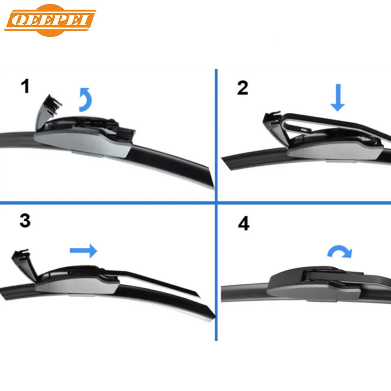 Стеклоочистители qeepei для Toyota Previa Rav 4 2005 2006 2007 2008 2009 2010 2011 2012 стеклоочиститель авто аксессуары