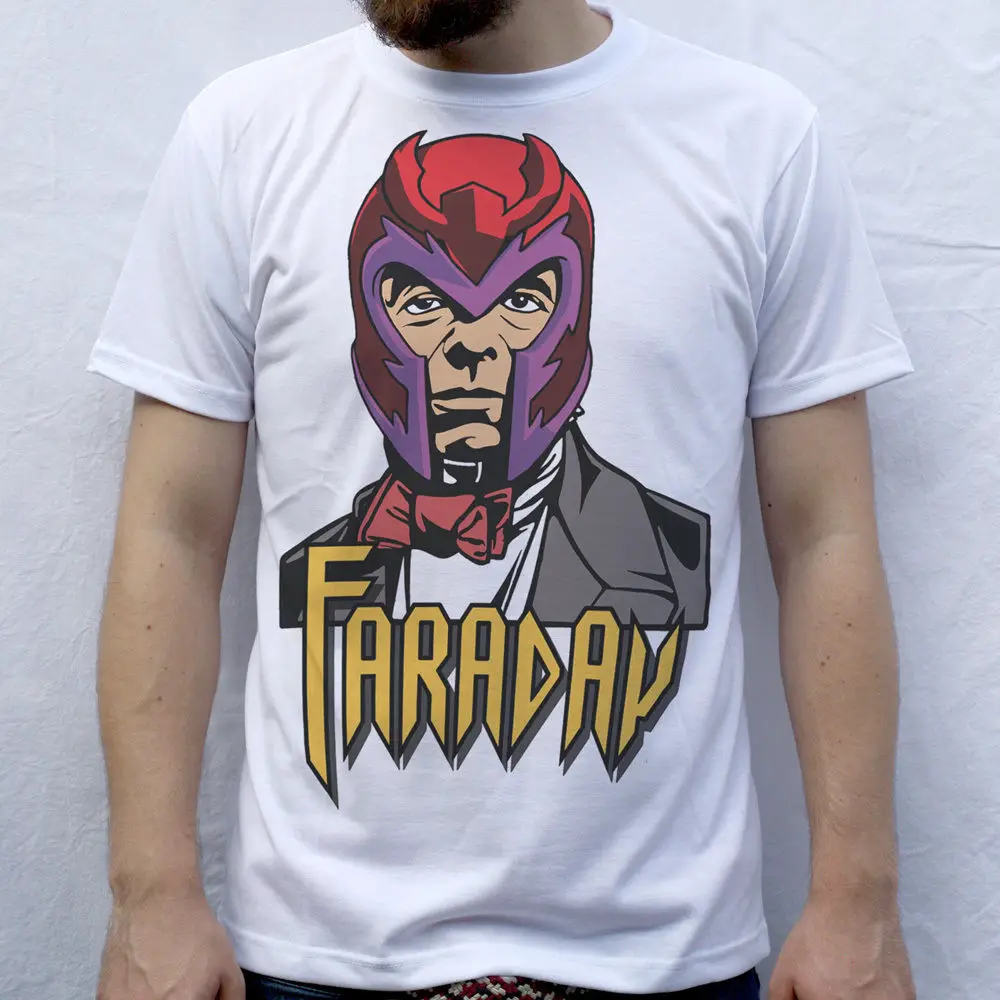 Faraday Magneto футболка дизайн Майкл Фарадей X men новейшие футболки модный стиль