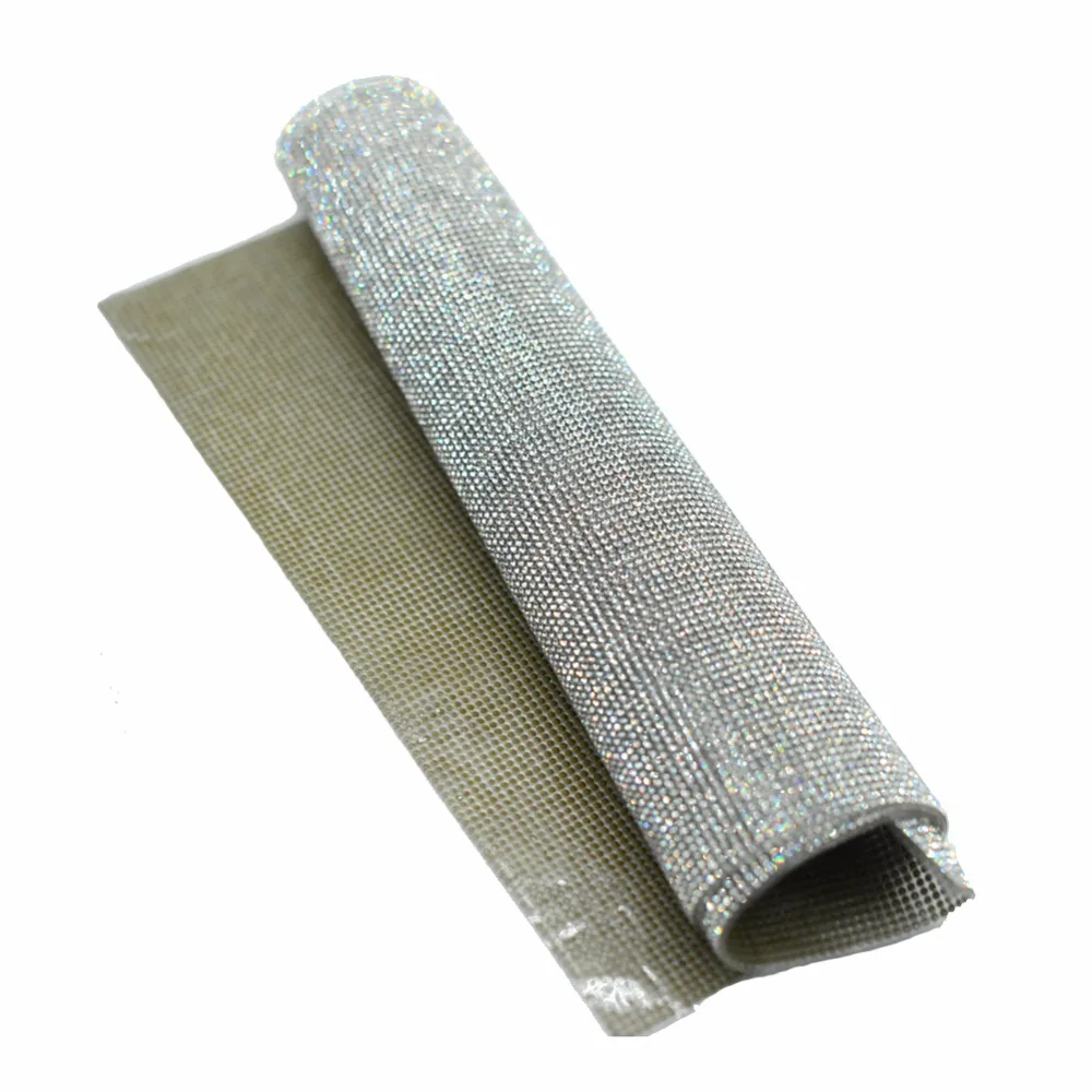 Горячая фиксация блестящее стекло стразы кристальная Аппликация из бисера