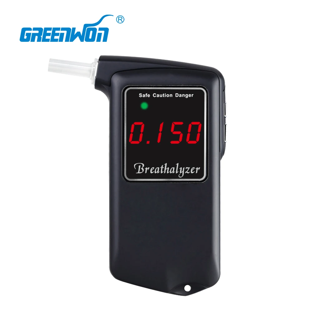 Цифровой алкотестер GREENWON с ЖК дисплеем трубка автомобильные аксессуары