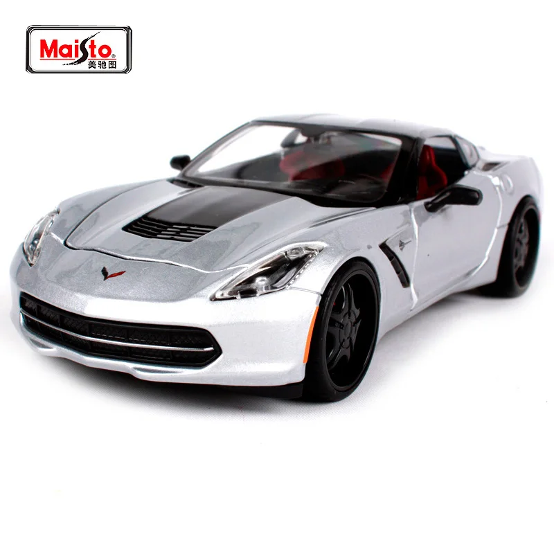 Maisto 1:24 2014 Chvrolet Corvette Stingray Классическая Современная мышечная литая модель