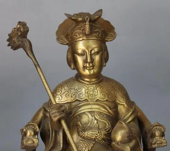 YM 321 11 &quotКитайский Бронзовый Дракон Феникс Белль королева мать Wangmu Wang Mu