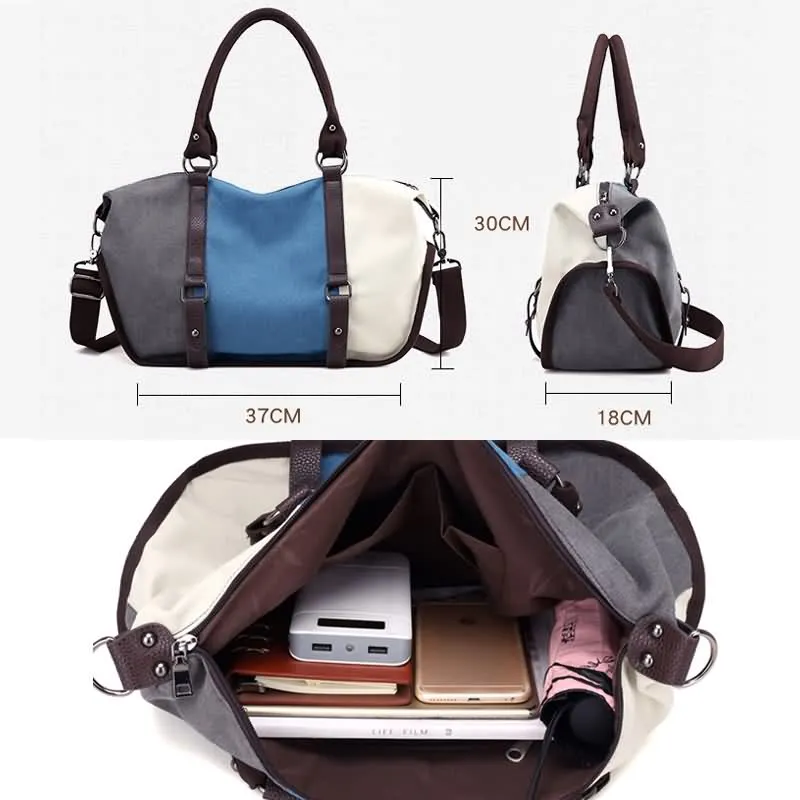 Сумка тоут женская тканевая составного кроя ZD710|bolsa feminina|fashion handbaghandbags fashion |