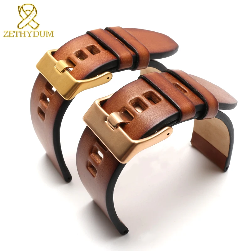 Genuine leather bracelet 24mm 26mm watchband for diesel watch strap wristwatches band DZ4283 DZ7334 DZ7263 DZ4281 DZ4318 | Наручные часы