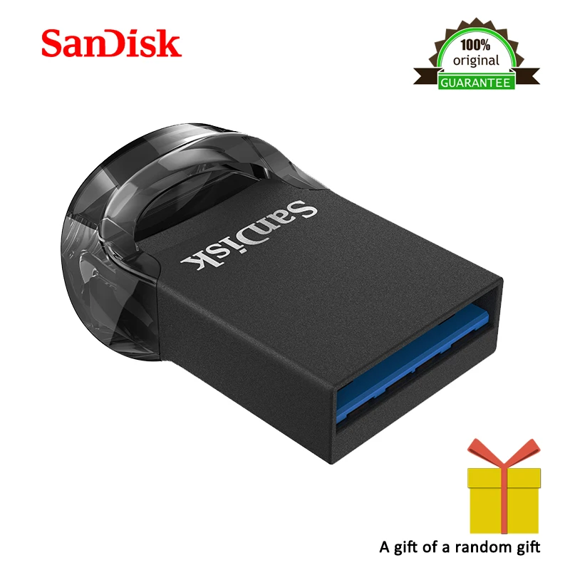 Sandisk CZ430 флеш накопитель 16 ГБ 32 64 Гб до 130 МБ/с./с usb mini USB 100% оригинальная поддержка