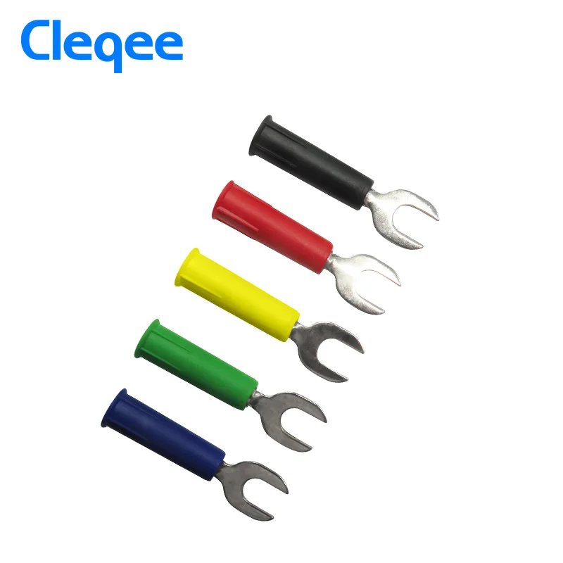 

Cleqee P1036B 4mm Banana to Banana Plug Test Lead Kit for Multimeter Match Alligator clip U-type & puncture test porbe kit