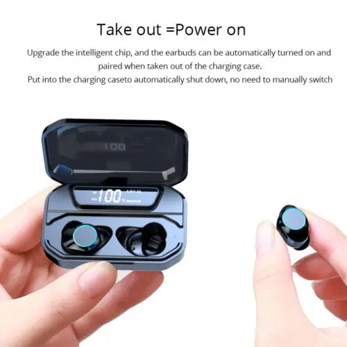 Цифровые ЖК-наушники X6 Pro IPX 3300 мА/ч Bluetooth 5 0 наушники True Wireless Bass Stereo Гарнитура Twins