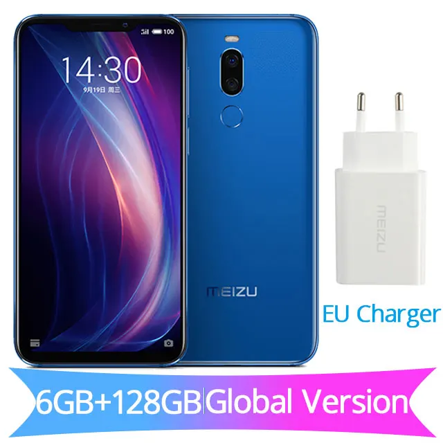 Глобальная версия Meizu X8, 6 ГБ, 128 ГБ, 4G, LTE X 8, Смартфон Snapdragon 710, четыре ядра, экран 6,15 дюйма, 2220x1080 P, аккумулятор 3210 мАч, функция распознавания лица - Цвет: X8 6G 128G Blue