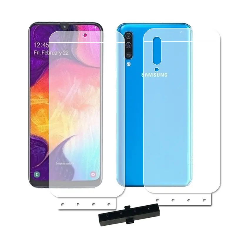 10 комплектов мягкая Гидрогелевая пленка с полным покрытием для Samsung Galaxy A90 A80 A70 A60
