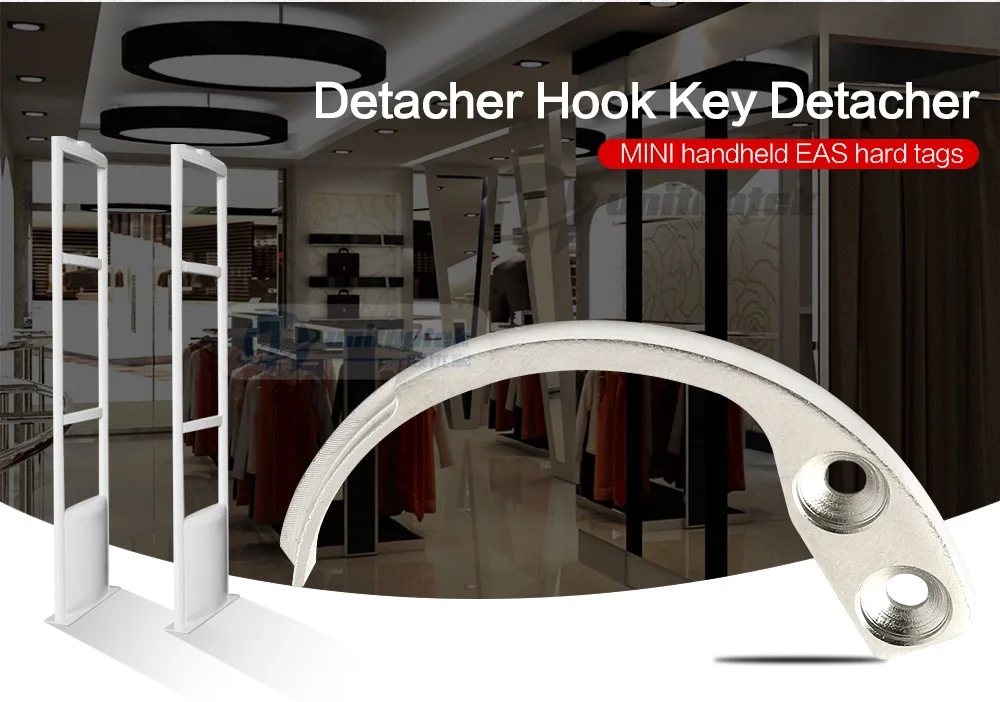 20 шт./лот Detacher Крюк Ключ Detacher Security Tag Remover используется для EAS Жесткий бирка ручной удобство Портативный мини один