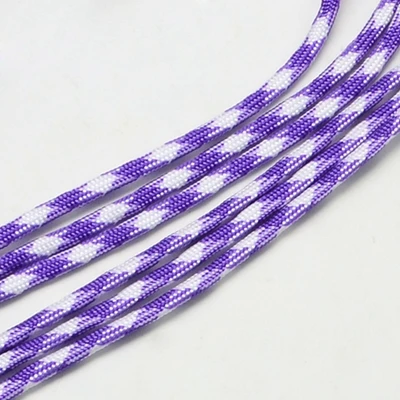 Mauve 4 MM Rock шнуры для альпинизма, футболка из полиэстера и полипропилена Paracords для самостоятельного изготовления ювелирных изделий Выводы; около 100 м/расслоение; 420~ 500 г/пучок - Цвет: Mauve