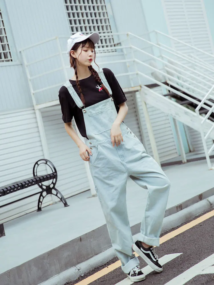 Бесплатная доставка 2021 новый модный длинный комбинезон и Ropmers джинсовые подтяжки