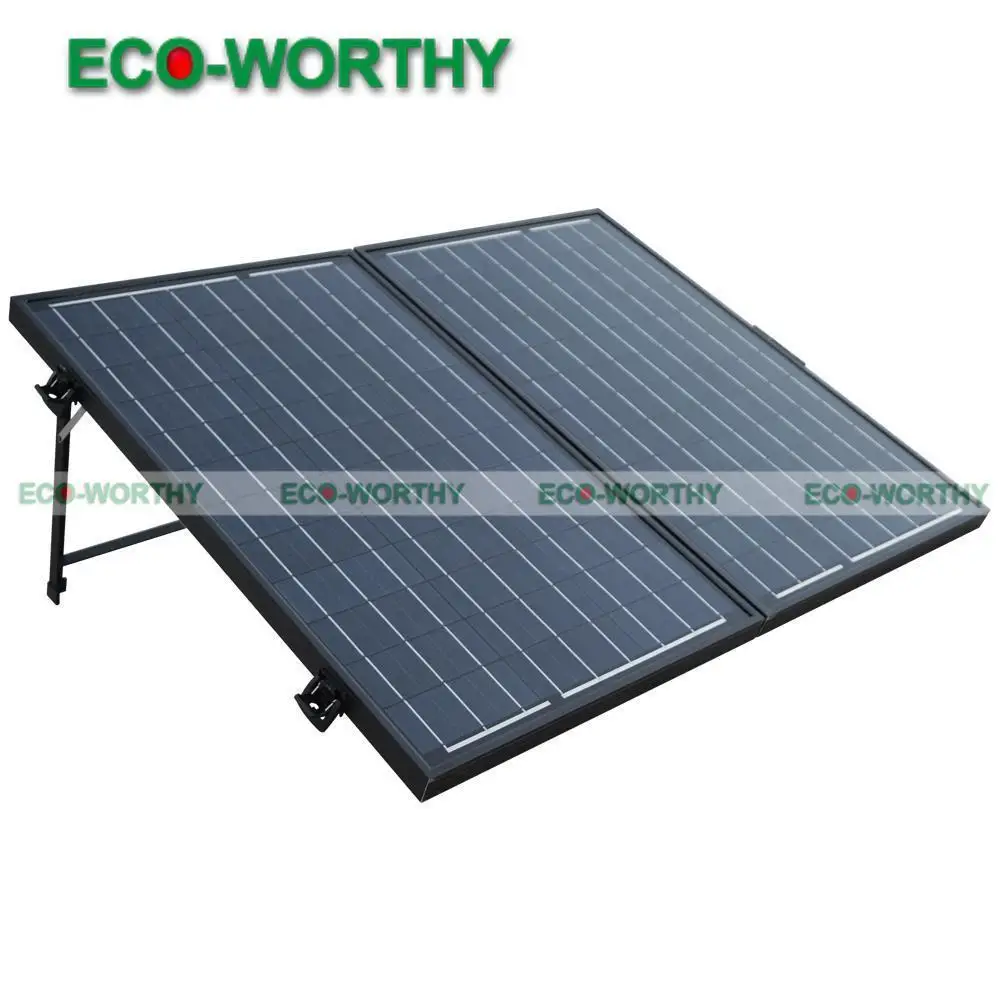 Фотоэлектрическая складная солнечная панель ECO WORTHY 100 Вт монокристаллическая