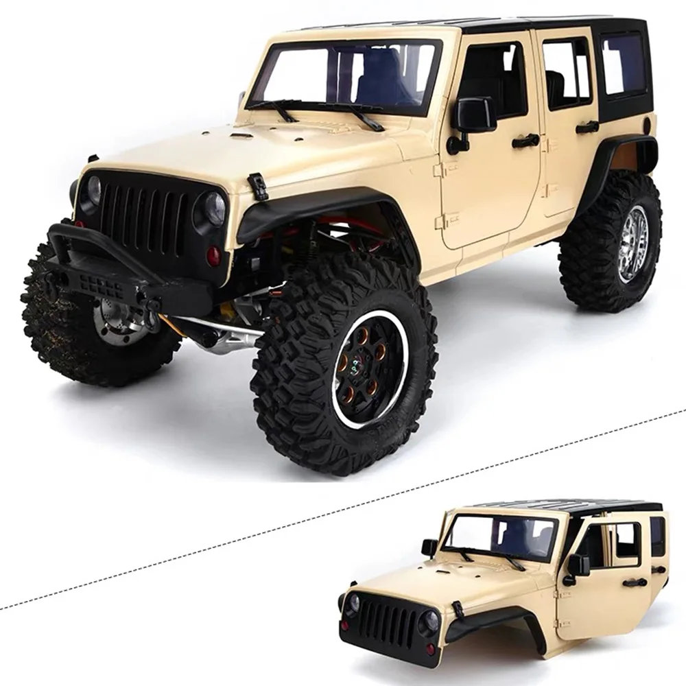 DJX несобранная 12 3 дюймовая 313 мм Колесная база корпус автомобиля для 1/10 RC Crawler jeep