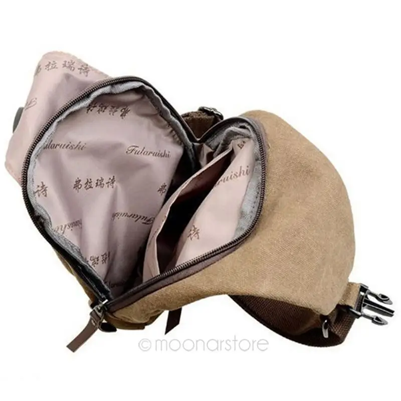 Горячие 2018 Модные Винтажные мужские сумки через плечо нагрудные холщовые