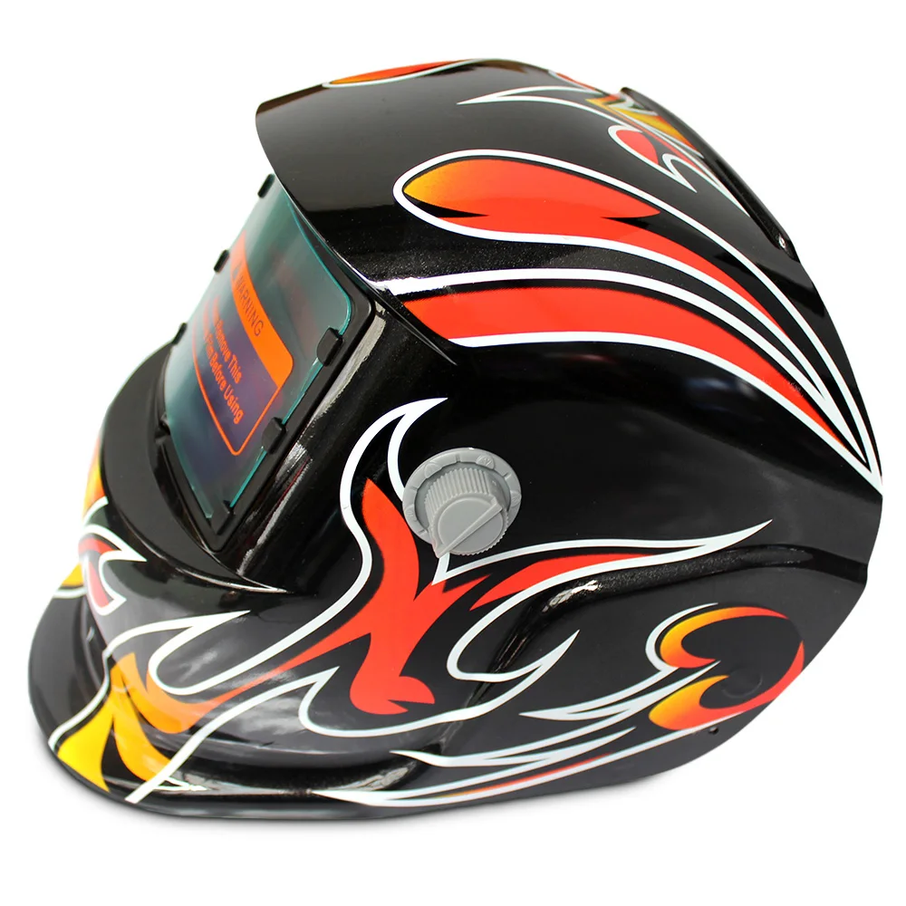 Solar Energy Automatic Changeable Light Electric Welding Protective Helmet with Natural Pattern | Инструменты