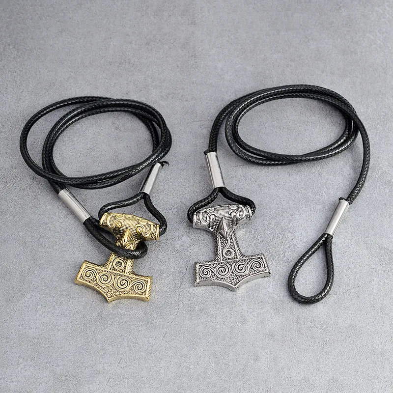 Браслет Viking Thor's hammer Mjolnir Runes бронзовый и старинный серебряный Амулет браслет Amulet