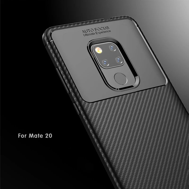 Akbktii Капа на huawei P30 чехол Коврики 20 Lite Pro крышка для P Smart 2019 углеродного волокна