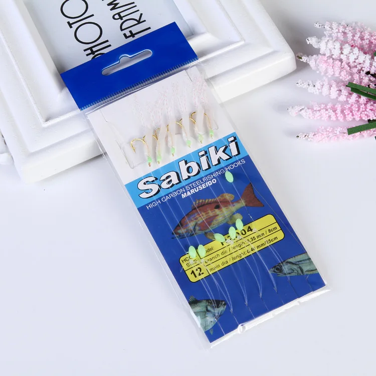 Набор приманок для морской рыбалки 10 шт. в упаковке|pesca sabiki|bait baitfishing sabiki |