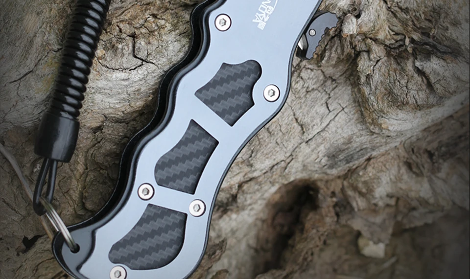 TSURINOYA Fish Grip 170 г мм 165 мм алюминиевый сплав нескользящий рыболовный захват с удерживающей веревкой рыбный контроллер рыболовные снасти инструменты