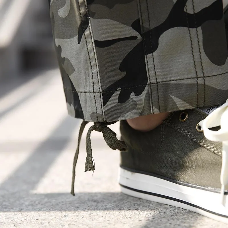 

Brand Quality Womens Pants Camouflage Pockets Metal Zipper Decoration Tactical Pants Military Pants Capris Ladies Gk-987