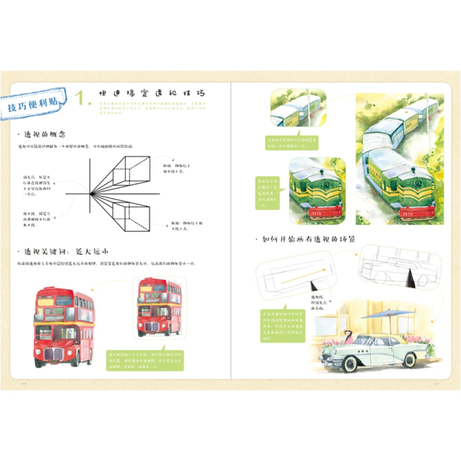 

Watercoloring drawing book for zero-based beginners Chinese painting art teaching Tutorial books