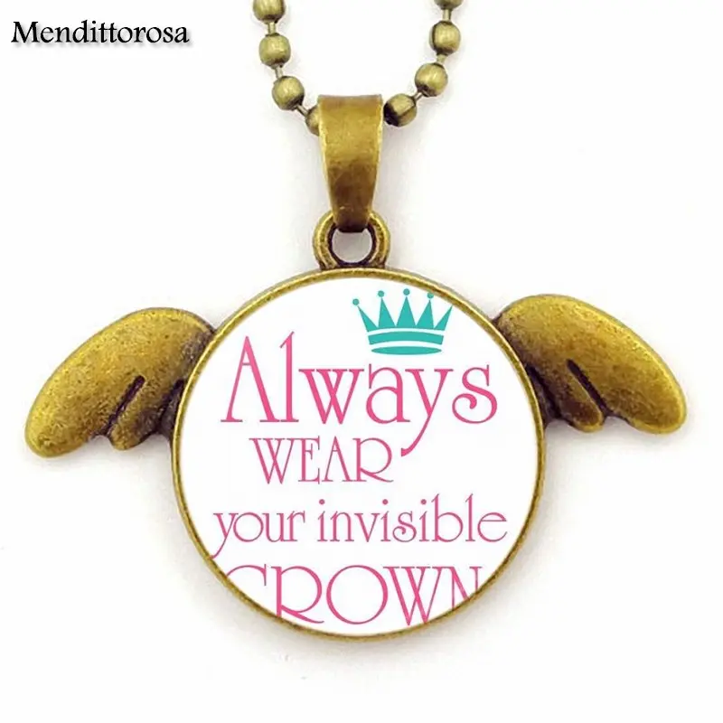 Для мужчин и женщин вечерние подарок всегда носите Невидимый Корона Цитата