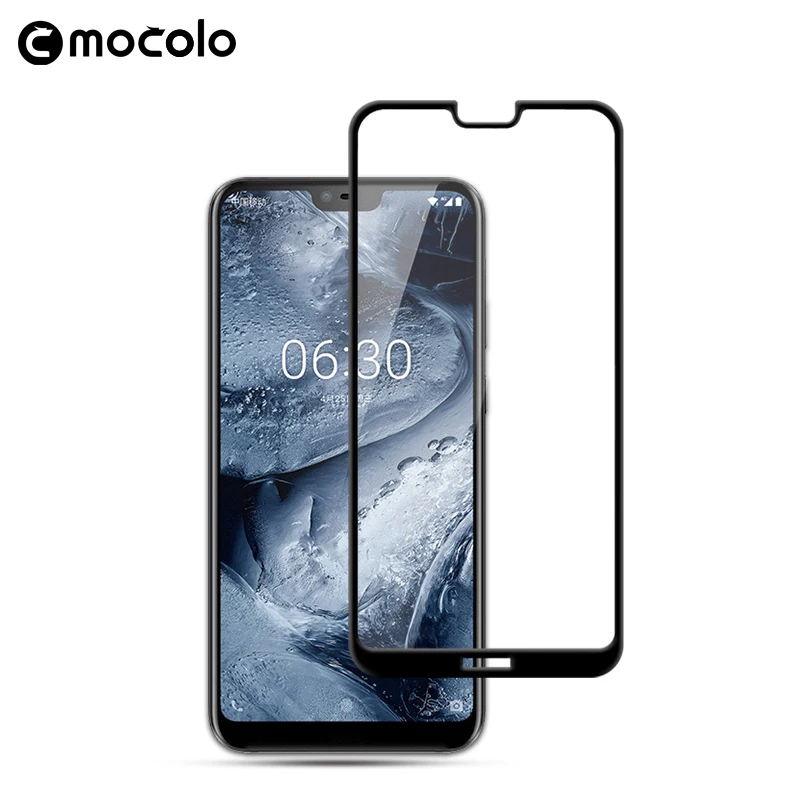 Mocolo 3D 9H полное покрытие защита экрана стекло для Nokia X6 Защитное X 6 закаленное