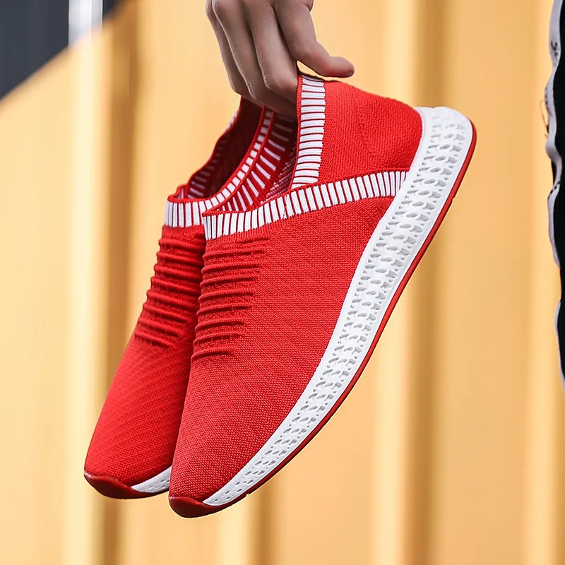 2019 сезон: весна-лето новый для мужчин сетчатая повседневная обувь дышащая низкая