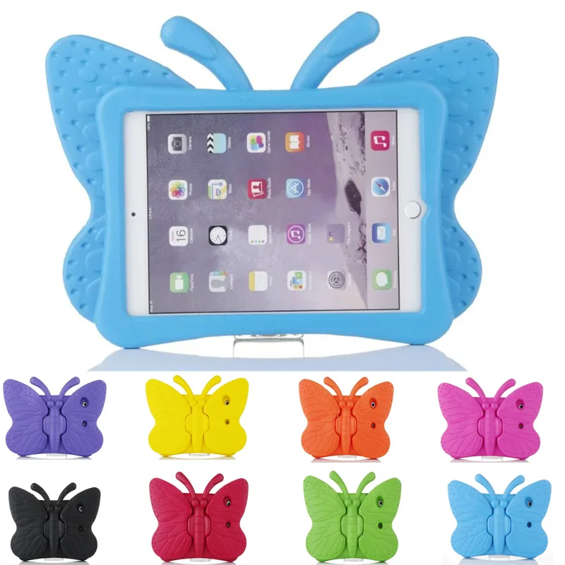 Чехол для ipad Air 1 2 5 6 pro 9 7 новый 2017 дизайн бабочки ударопрочный чехол EVA с