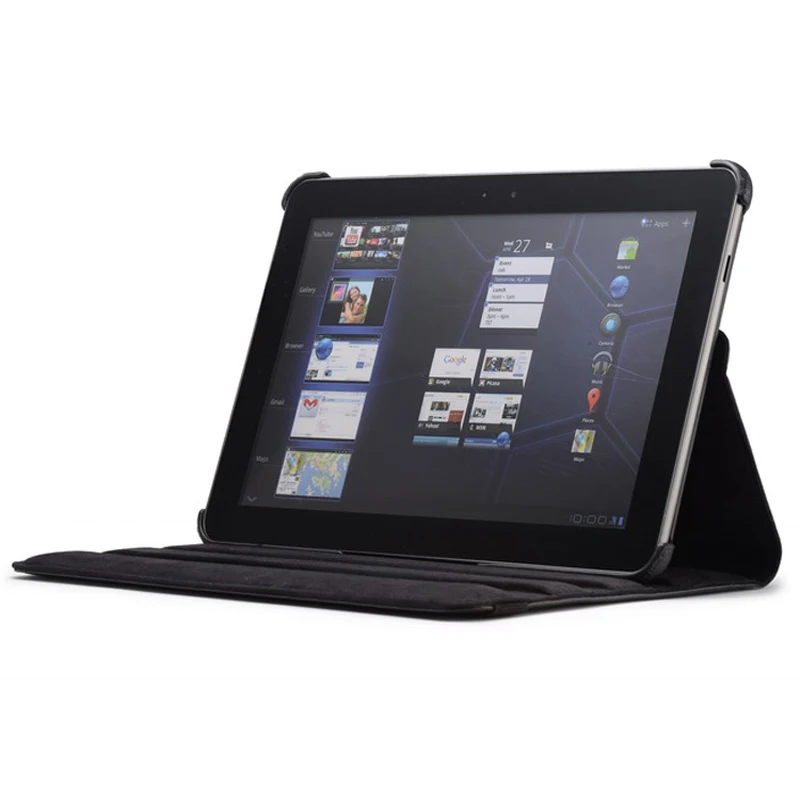 Вращающиеся на 360 градусов Чехлы для планшетов Samsung Galaxy Tab 2 10 1 дюймов P5100 P5110 P7500 P7510