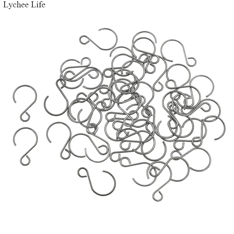 Lychee Life 50 шт. металлические крючки для штор аксессуары шаров соединители