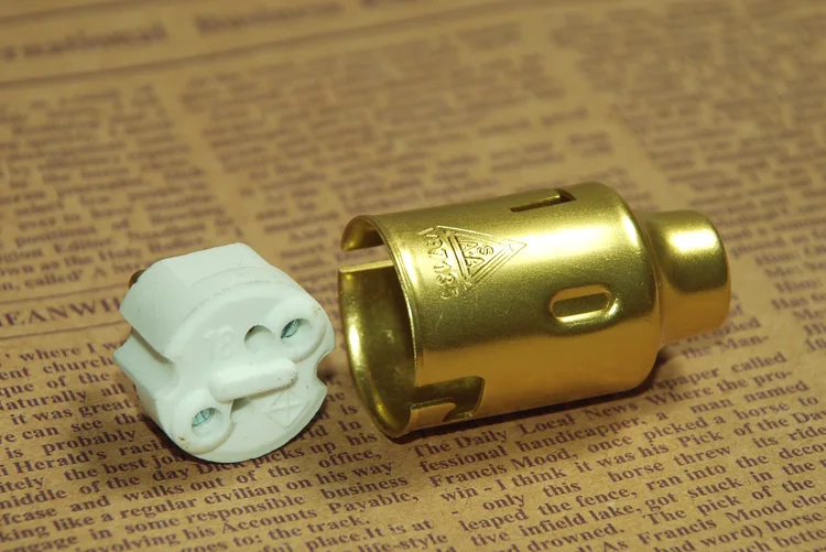 Винтажный патрон для ламп в стиле лот 3 шт./лот медный ретро с золотым покрытием