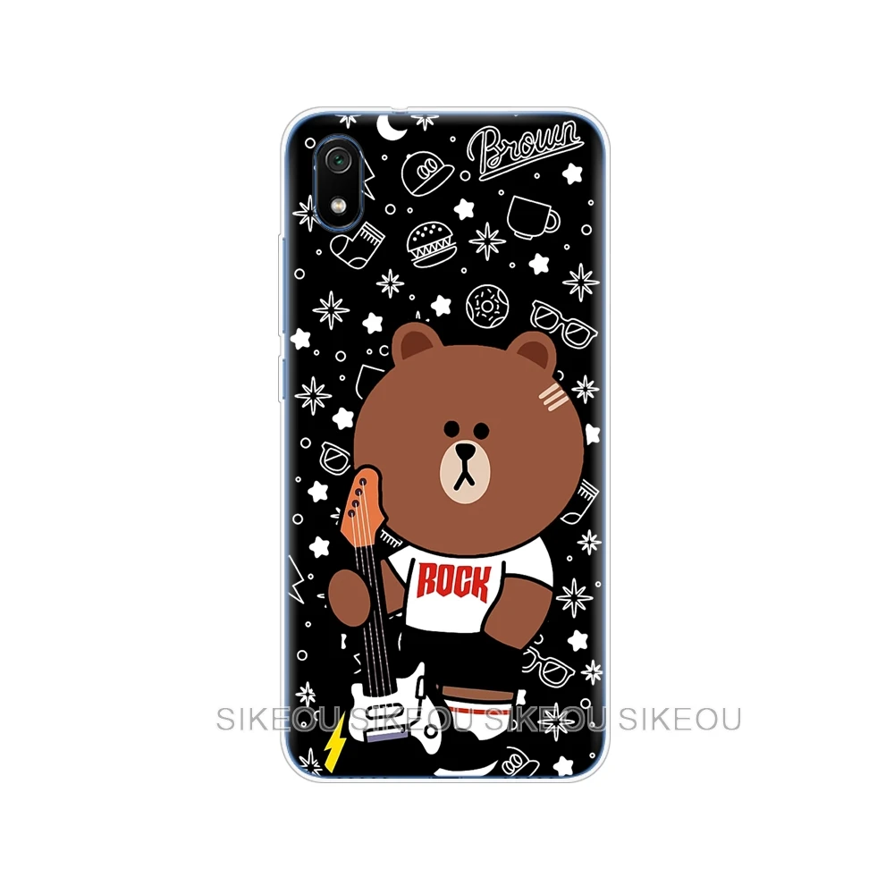 Силиконовый чехол для xiaomi redmi 7a, чехол s, полная защита, мягкая задняя крышка из ТПУ для redmi 7 a, бампер hongmi 7a, чехол для телефона - Color: 34601