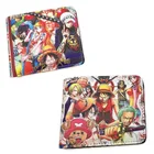Новый цельный кошелек из искусственной кожи с аниме-рисунком, короткий кошелек, мужской модный Повседневный Кошелек, креативный подарок, держатель для карт для мальчиков, сумки