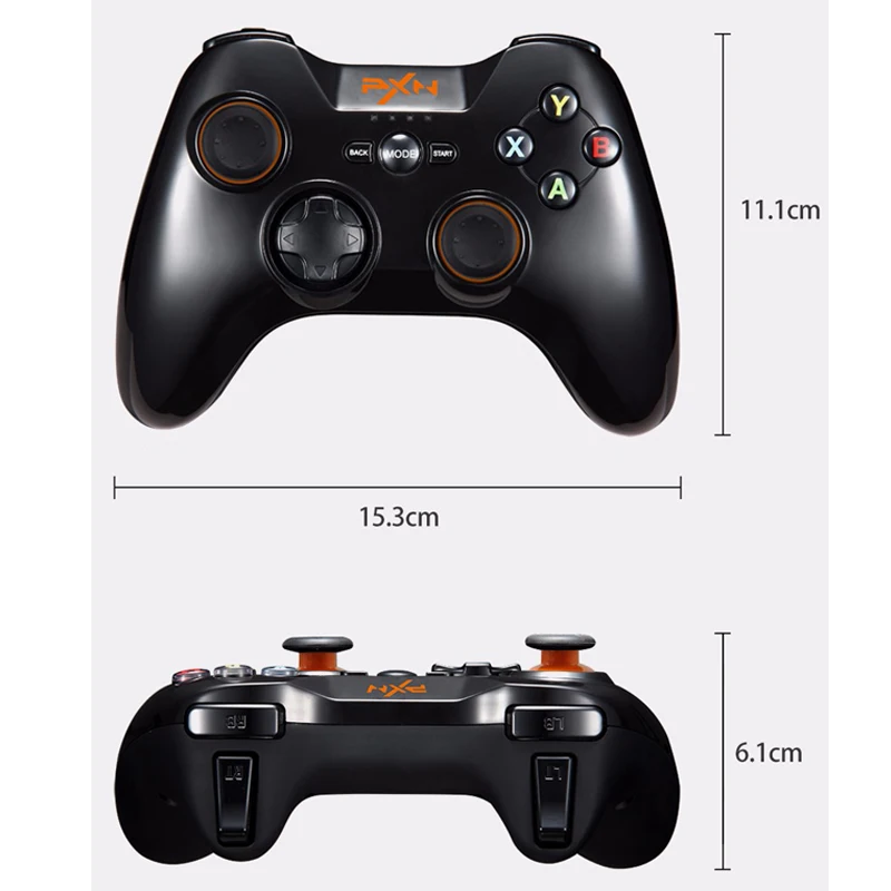 PXN-9613 беспроводной Bluetooth игровой контроллер съемная ручка кронштейн геймпад для