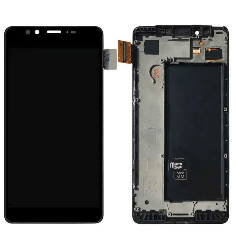 sinbeda amoled single sim 5 2 lcd for nokia lumia 950 lcd display touch screen frame digitizer for nokia lumia 950 display free global shipping