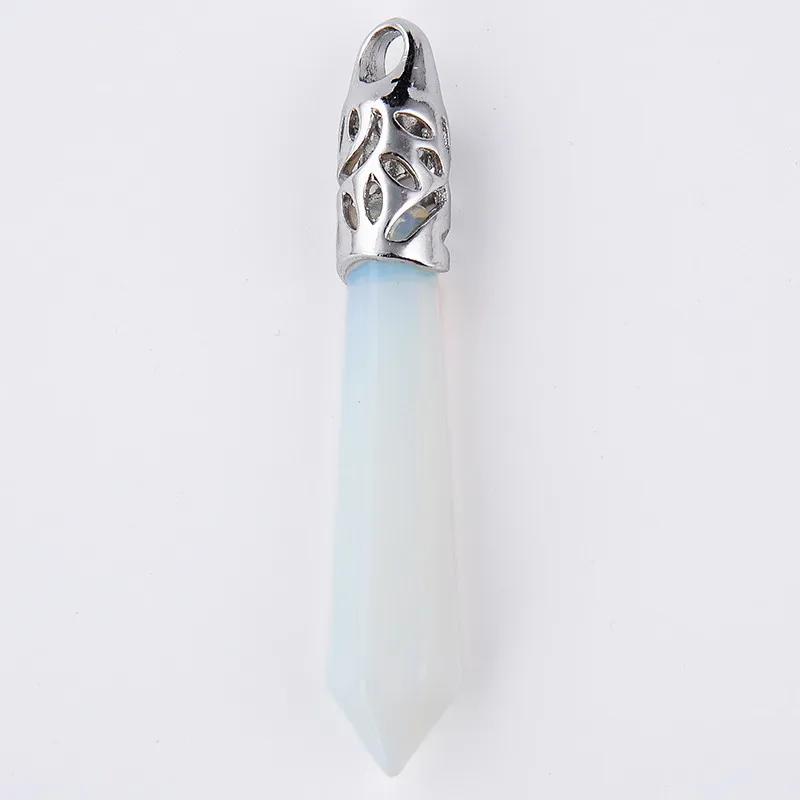 Рейки натуральные драгоценные камни бусины Синий Песок длинная шестиугольная